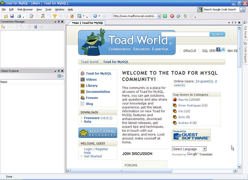 toad for mysql 8 freeware